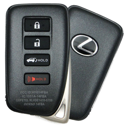 2016 Lexus NX300 NX300h Smart Remote Key Fob - Refurbished