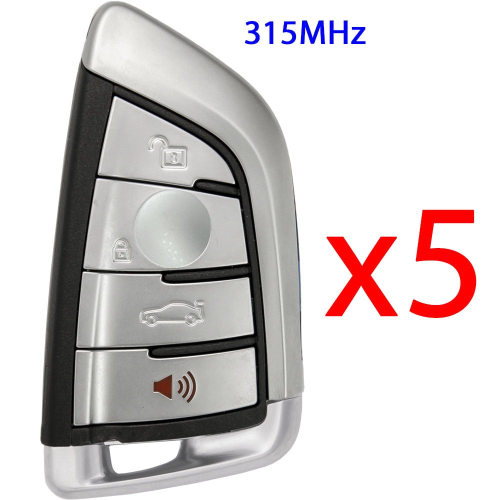 2014 BMW 5 Series Smart Remote Key Fob - Aftermarket - 5 PACK