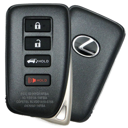 2017 Lexus NX300 NX300h Smart Remote Key Fob - Refurbished - CarandTruckRemotes