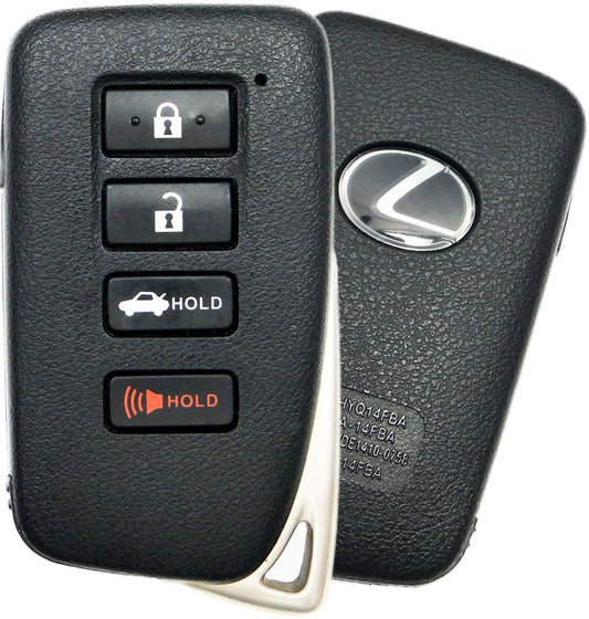 2017 Lexus RC300 Smart Remote Key Fob - Refurbished - CarandTruckRemotes
