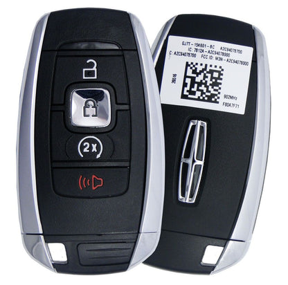 2017 Lincoln MKZ Smart Remote Key Fob