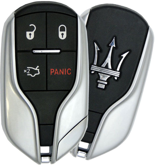 2017 Maserati Ghibli Smart Remote Key Fob w/ Panic button - CarandTruckRemotes