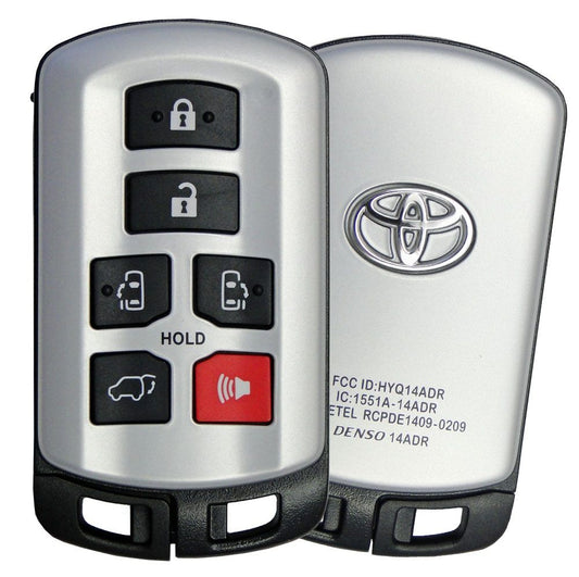 2017 Toyota Sienna Smart Remote Key Fob - Refurbished - CarandTruckRemotes