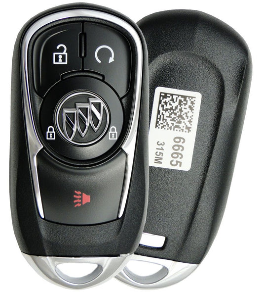 2018 Buick Encore Smart Remote Key Fob w/  Engine Start - Refurbished