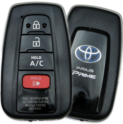 2018 Toyota Prius Prime Smart Remote Key Fob with A/C - CarandTruckRemotes
