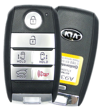 2019 Kia Sedona Smart Remote Key Fob w/ Power Doors, Hatch