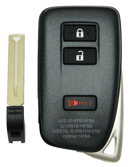 2018 Lexus NX300 NX300h Smart Remote Key Fob - Refurbished