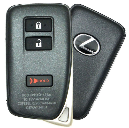 2019 Lexus NX300 NX300h Smart Remote Key Fob - Refurbished - CarandTruckRemotes