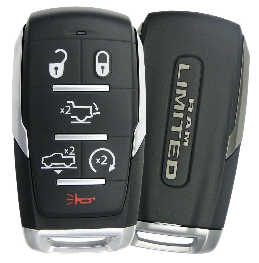 2019 RAM 1500 Limited Smart Remote Key Fob w/ Air Suspension, Remote Start, Power Tailgate