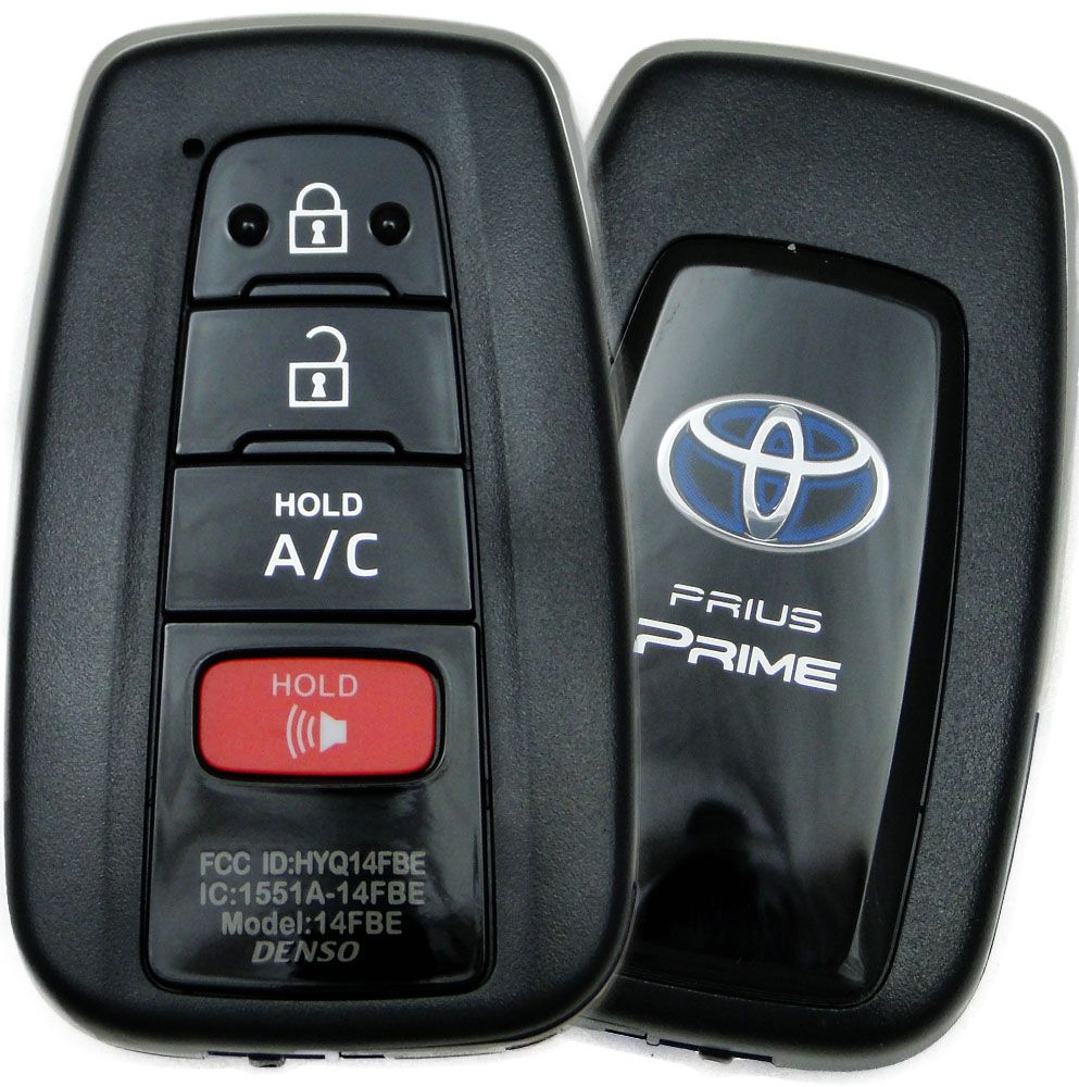 2019 Toyota Prius Prime Smart Remote Key Fob with A/C - CarandTruckRemotes