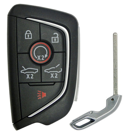2020 Chevrolet Corvette Smart Remote Key Fob - Grey Logo - CarandTruckRemotes