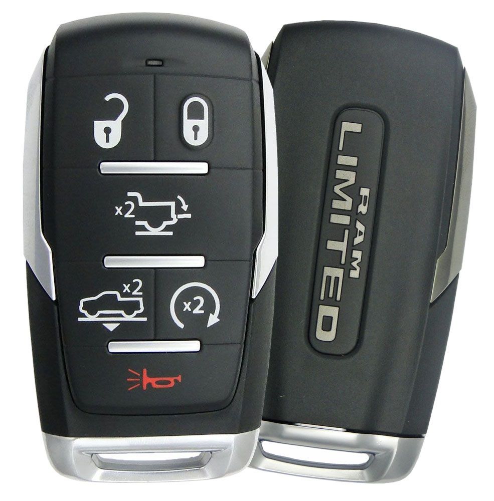 2020 Dodge Ram 1500 Limited Smart Remote Key Fob w/ Air Suspension, Remote Start, Power Tailgate - CarandTruckRemotes