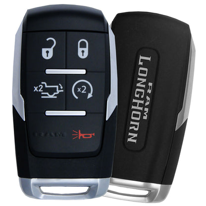 2020 Dodge Ram 2500+ Longhorn Smart Remote Key Fob w/  Remote Start, Power Tailgate