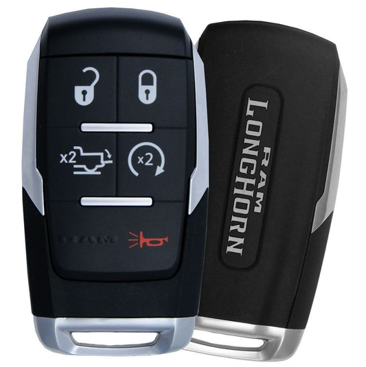 2021 Dodge Ram 2500+ Longhorn Smart Remote Key Fob w/ Remote Start, Power Tailgate - CarandTruckRemotes