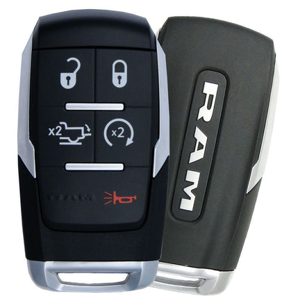 2021 Dodge Ram 2500+ Smart Remote Key Fob w/  Remote Start, Power Tailgate