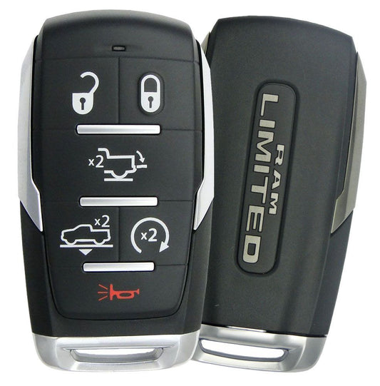 2021 RAM 1500 Limited Smart Remote Key Fob w/ Air Suspension, Remote Start, Power Tailgate