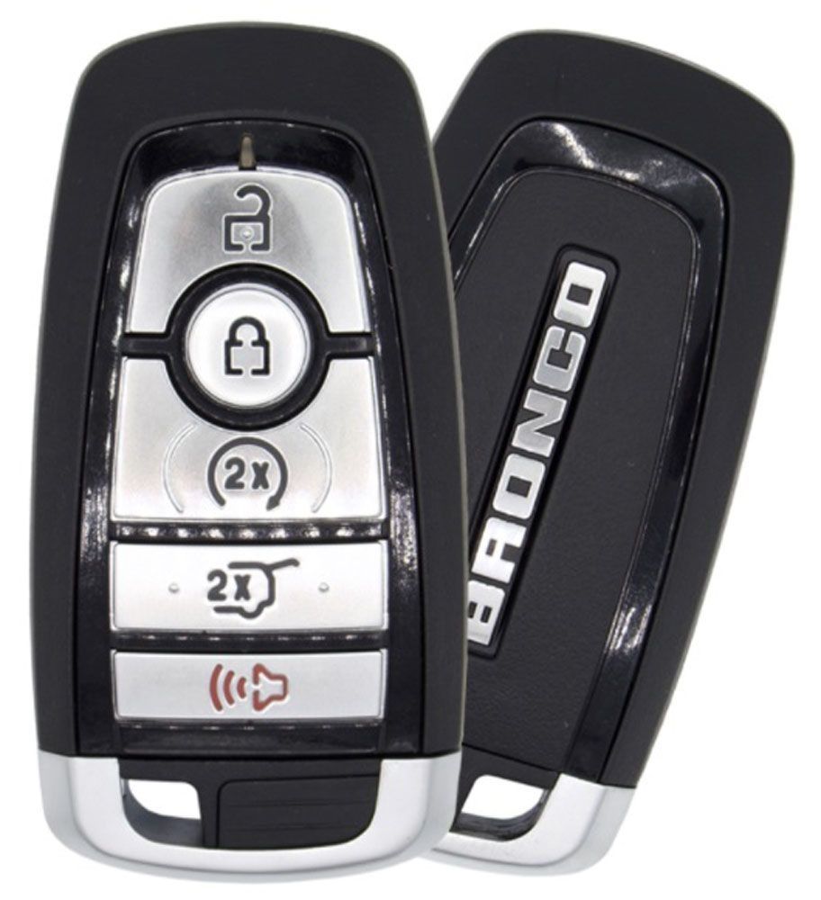 2022 Ford Bronco Smart Remote Key Fob w/ Engine Start & Power Door - Bronco Logo - CarandTruckRemotes