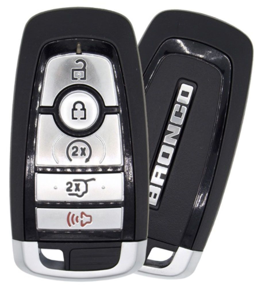 2022 Ford Bronco Smart Remote Key Fob w/ Engine Start & Power Door - Bronco Logo