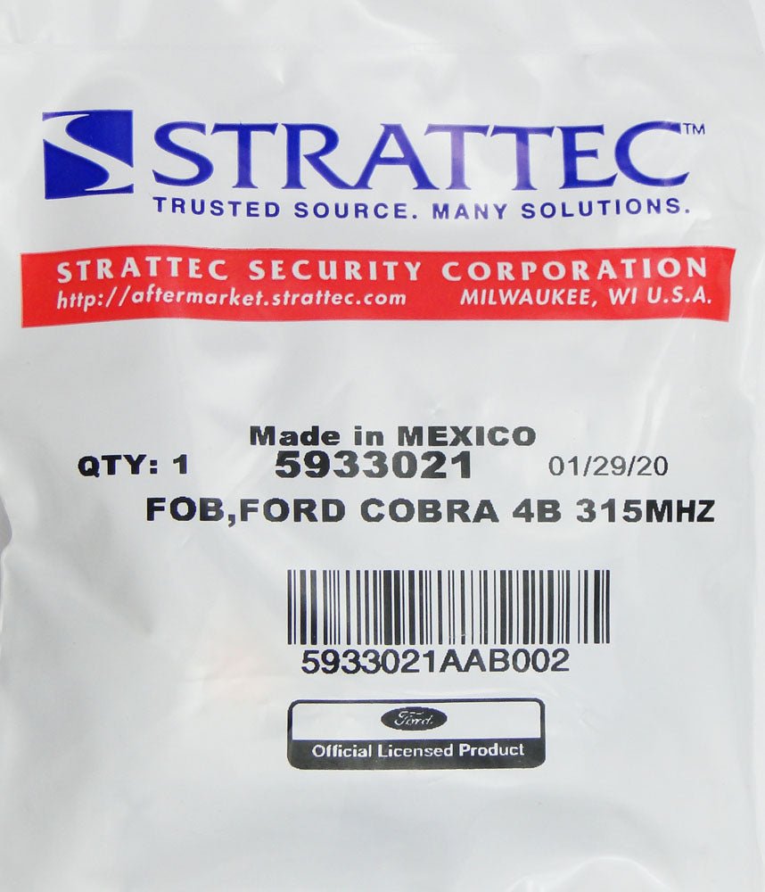 2022 Ford Mustang Cobra Smart Remote Key Fob - CarandTruckRemotes