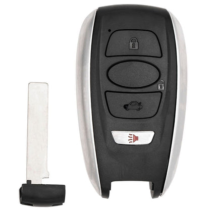 Subaru Forester smart key fob with emergency key blade