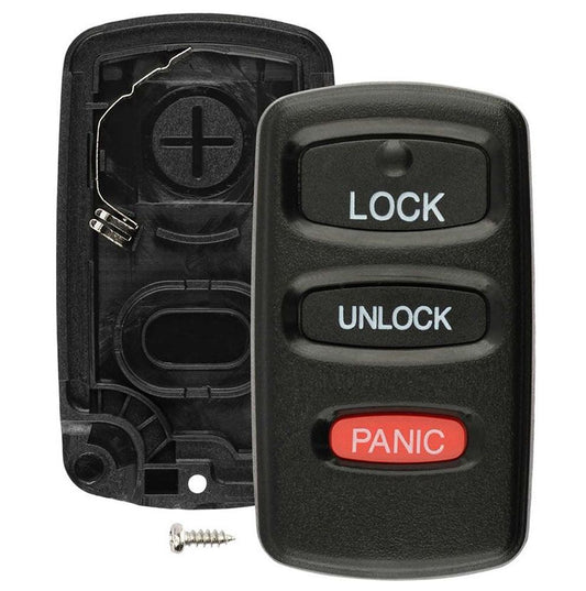 3 Button Mitsubishi Remote Replacement Case - Aftermarket