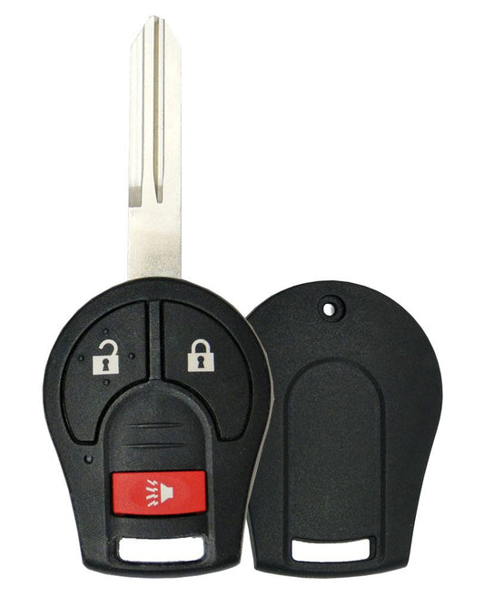 3 button Nissan Head Key Remote Replacement Shell - Aftermarket
