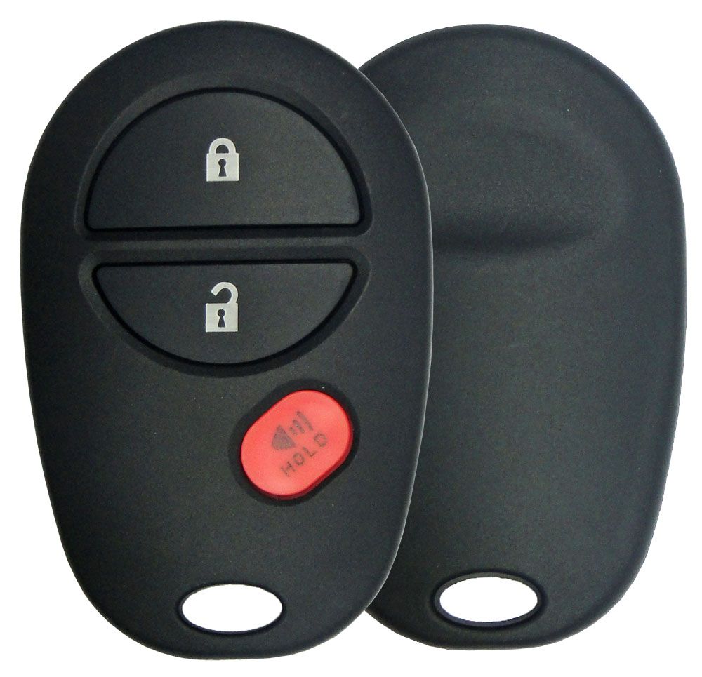 3 Button Toyota Round Remote Replacement Shell GQ43VT20T 89742-AE011 ...