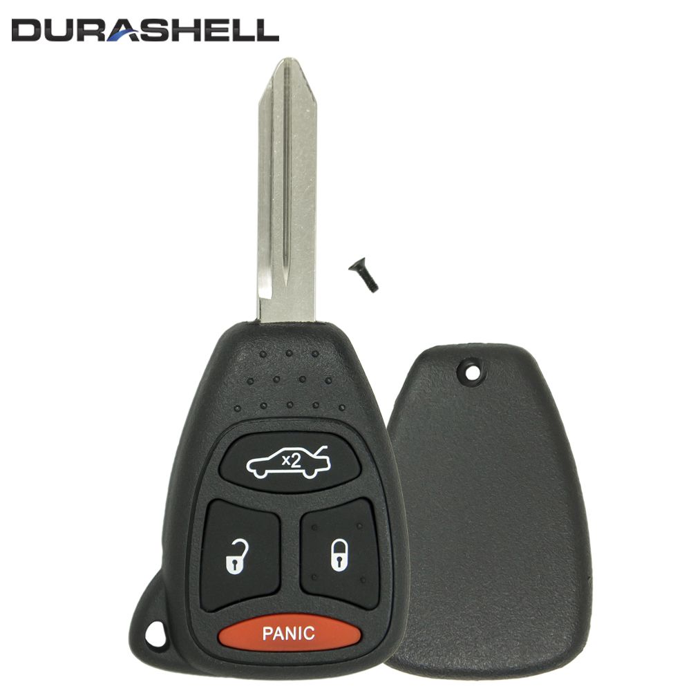 4 button Chrysler Dodge Jeep replacement case/shell with blank key ...
