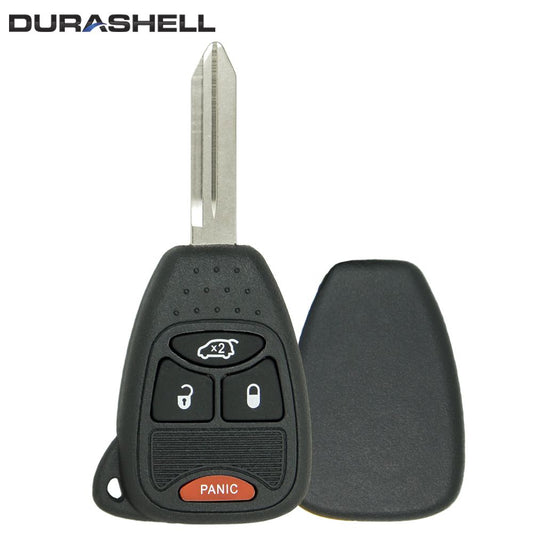 Replacement 4 button Chrysler Dodge Jeep DURASHELL case/shell with blank key - Aftermarket