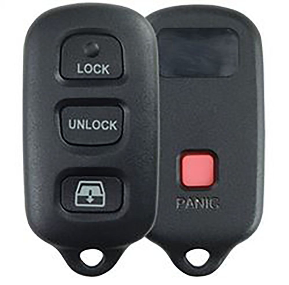 4 Button Toyota 4Runner, Sequoia Remote Replacement Case Shell - Aftermarket