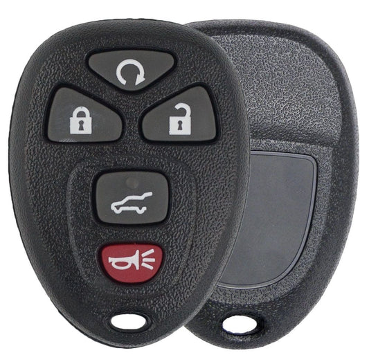 5 Button Cadillac, Chevy, Pontiac, Saturn Remote Replacement case 25839476  - Aftermarket