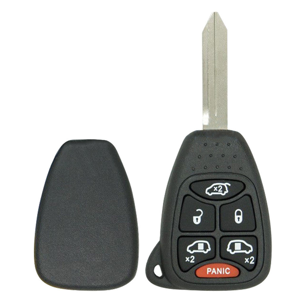 6 button Chrysler Dodge Jeep replacement case/shell with blank key ...
