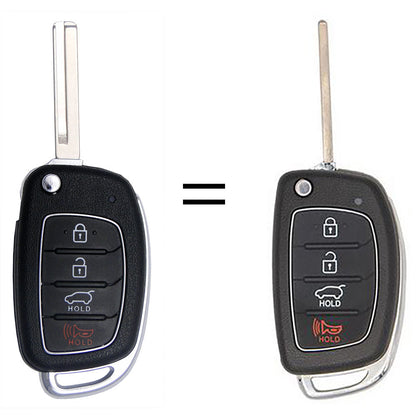 2018 Hyundai Santa Fe Remote Key Fob by Car & Truck Remotes