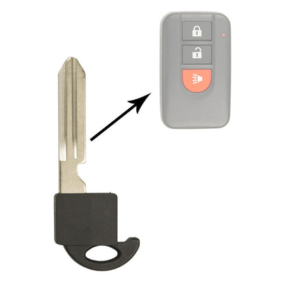Infiniti Emergency Insert Chip Key for Smart Remotes - Aftermarket