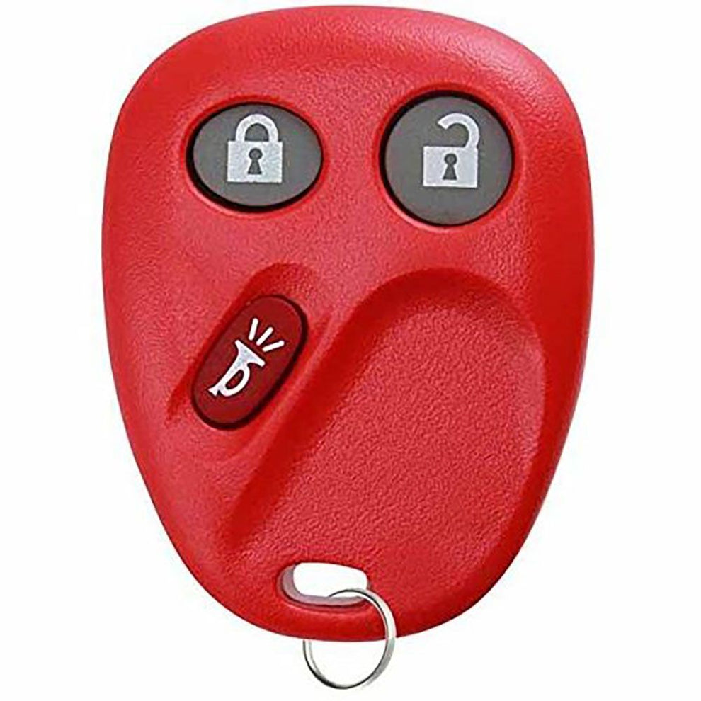 General Motors 3 Button Keyles Entry Remote Red - Aftermarket LHJ011 ...