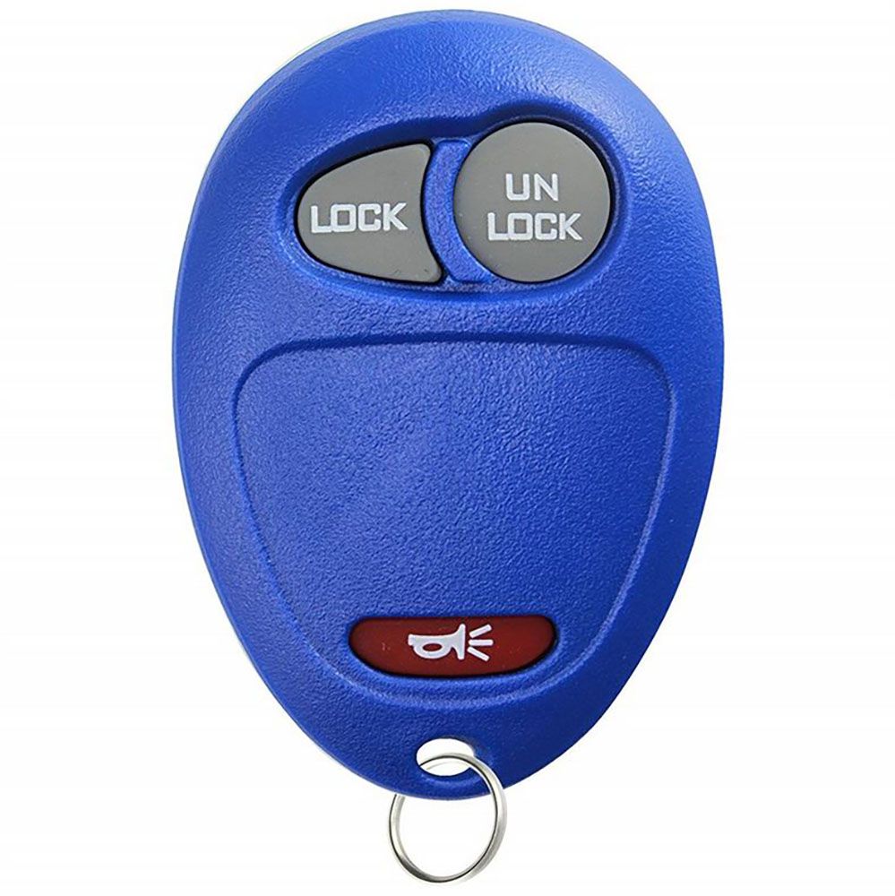 Blue Remote Rackjer General Motors 4 Button Keyles Entry Remote Blue - Aftermarket 10335583 ...