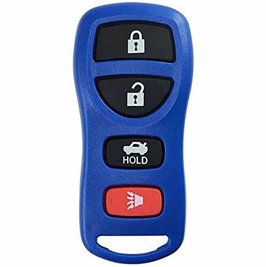 Aftermarket Remote for Nissan / Infiniti 4 Button KBRASTU15 - BLUE