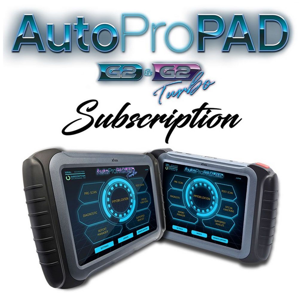 AutoProPAD G2/G2 Turbo Updates, Support & Extended Warranty Subscription - CarandTruckRemotes