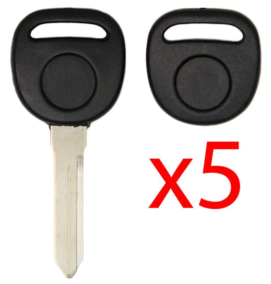 B102 Non-Transponder Key Shell for GM - 5 PACK Aftermarket