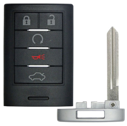 Cadillac Chevrolet Smart Remote Emergency Insert Key PN: 25995382 - Aftermarket