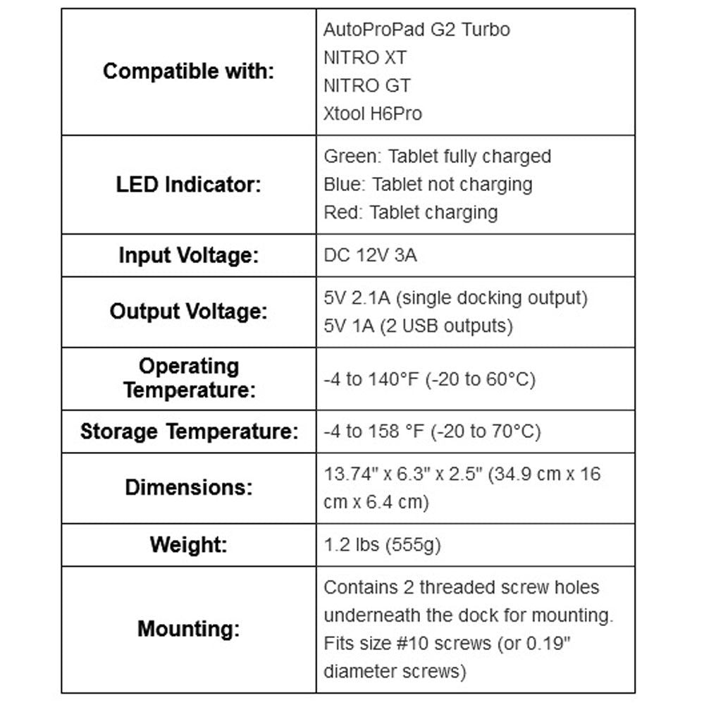 Charging Dock for AutoProPAD G2 Turbo and NITRO XT/GT - CarandTruckRemotes