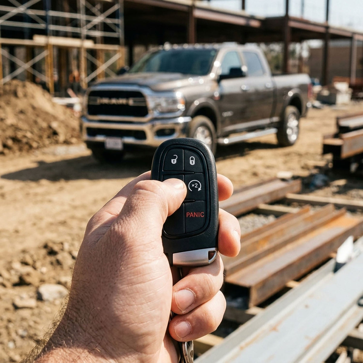 2013 RAM 3500 Smart Remote Key Fob w/ Air Suspension & Engine Start