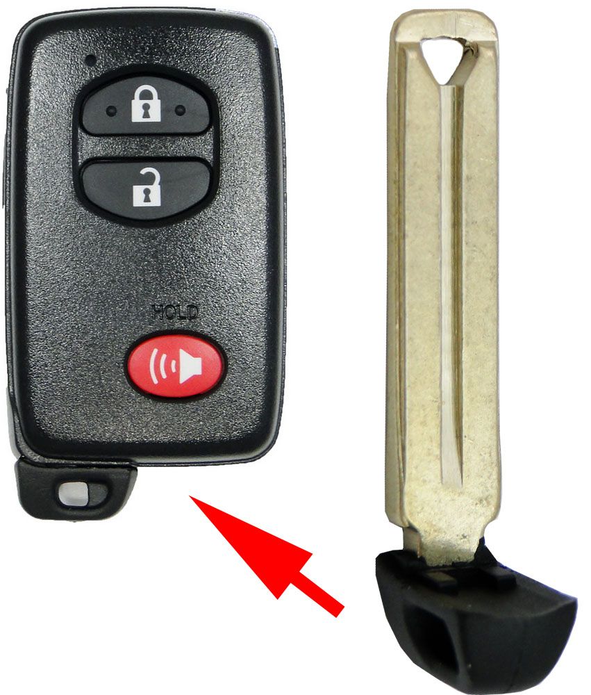 Emergency Double-Sided Insert Blade for Toyota Smart Remotes HYQ14ACX - Aftermarket