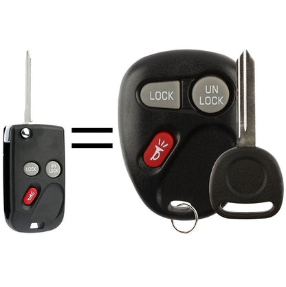 Flip Remote for General Motors PN: 15732803 by Car & Truck Remotes - CarandTruckRemotes