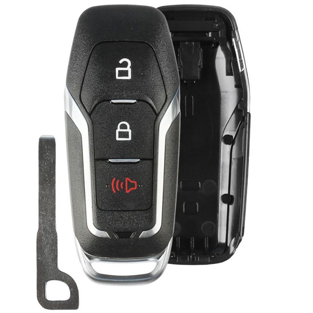 Auto Remote Shell FORD 3 BUTTON SMART REMOTE REPLACEMENT SHELL M3N-A2C31243800 ...