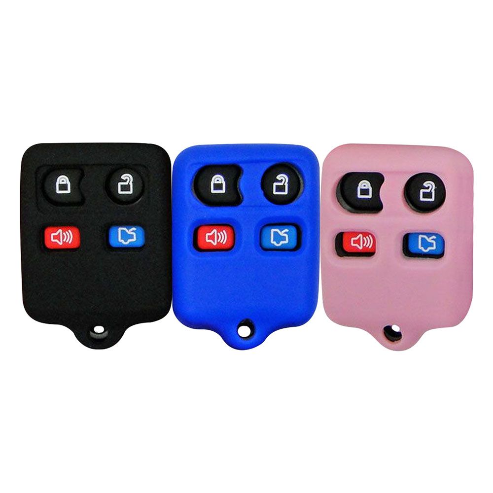 Ford, Lincoln, Mercury Remote Key Fob Cover - 4 button