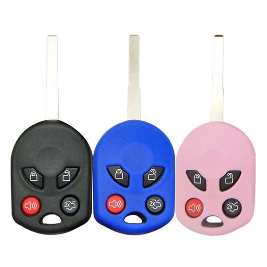 Ford, Lincoln, Mercury, Mazda Remote Key Fob Cover - 4 button