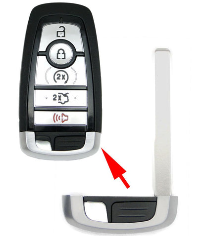 Ford Smart Remote Emergency Insert Key blade same as 164-R8168 - Aftermarket 5 Pack