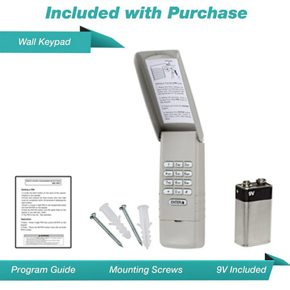 Garage Door Opener Keypad for Liftmaster, Sears, Chamberlain 877LM - Aftermarket