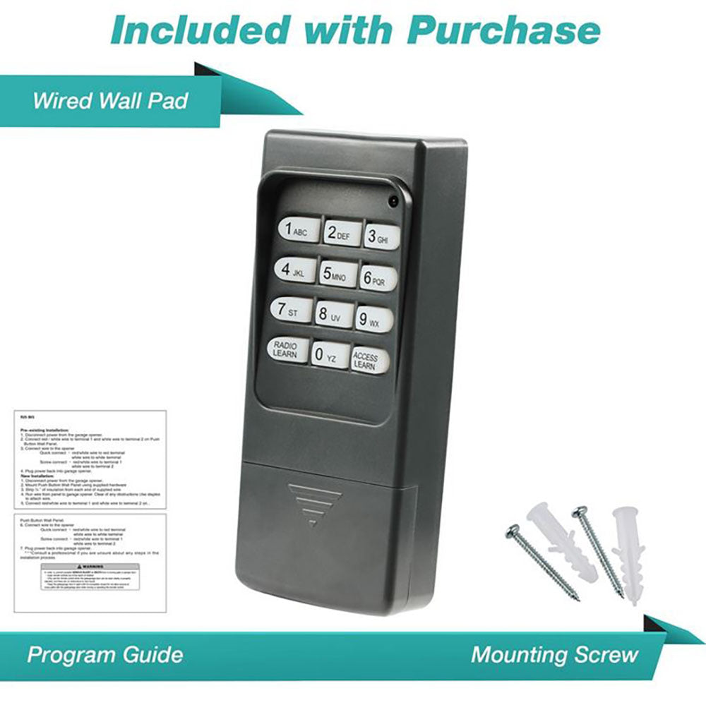 Garge Code Keypad Garage Door Opener Keypad for Multi-Code 420001 – CarandTruckRemotes